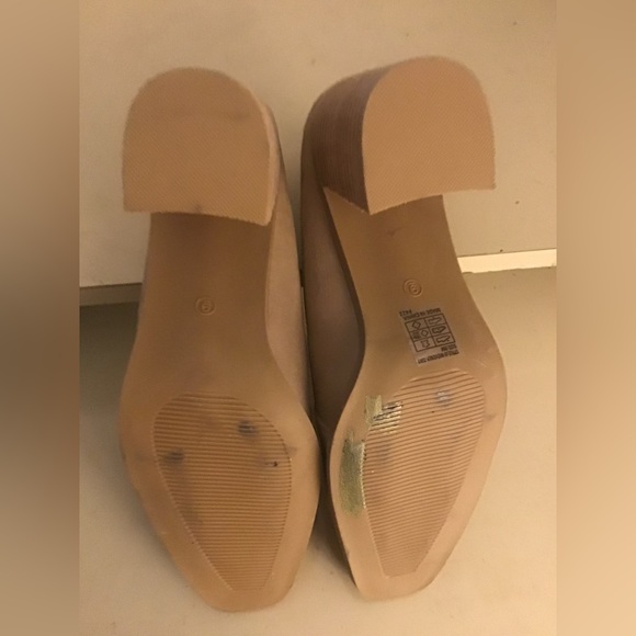 Joie women beige suede loafer heel Wevently shoes US 9 Euro 40 - Picture 5 of 9